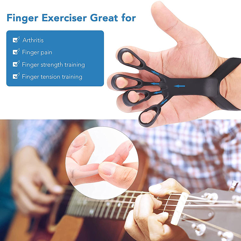 ZipGo Atlas™ Silicone Finger Strengthener – Grip & Forearm Exerciser