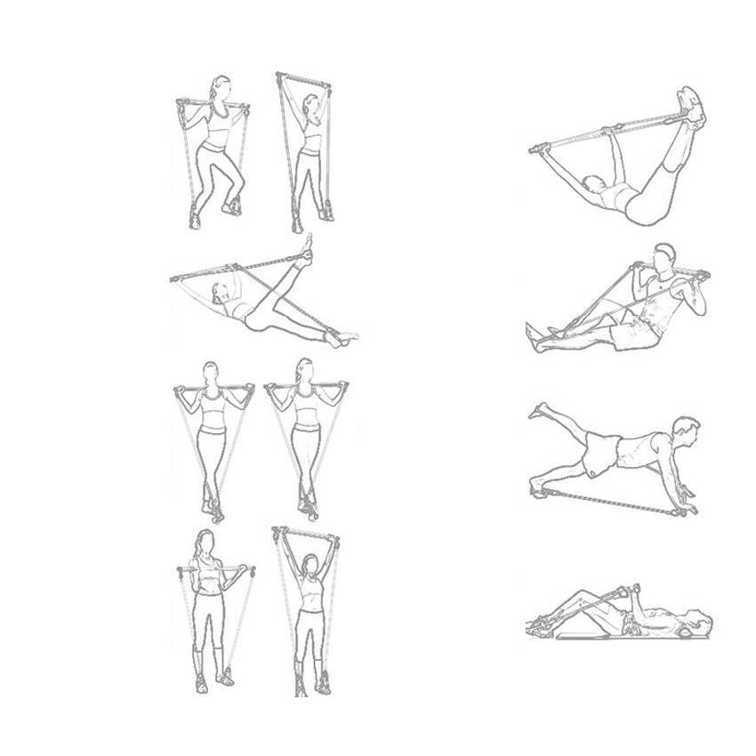 ZipGo™ Portable Pilates Studio – Full Body Toning Bar Kit