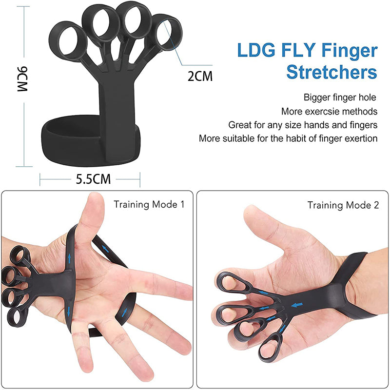 ZipGo Atlas™ Silicone Finger Strengthener – Grip & Forearm Exerciser
