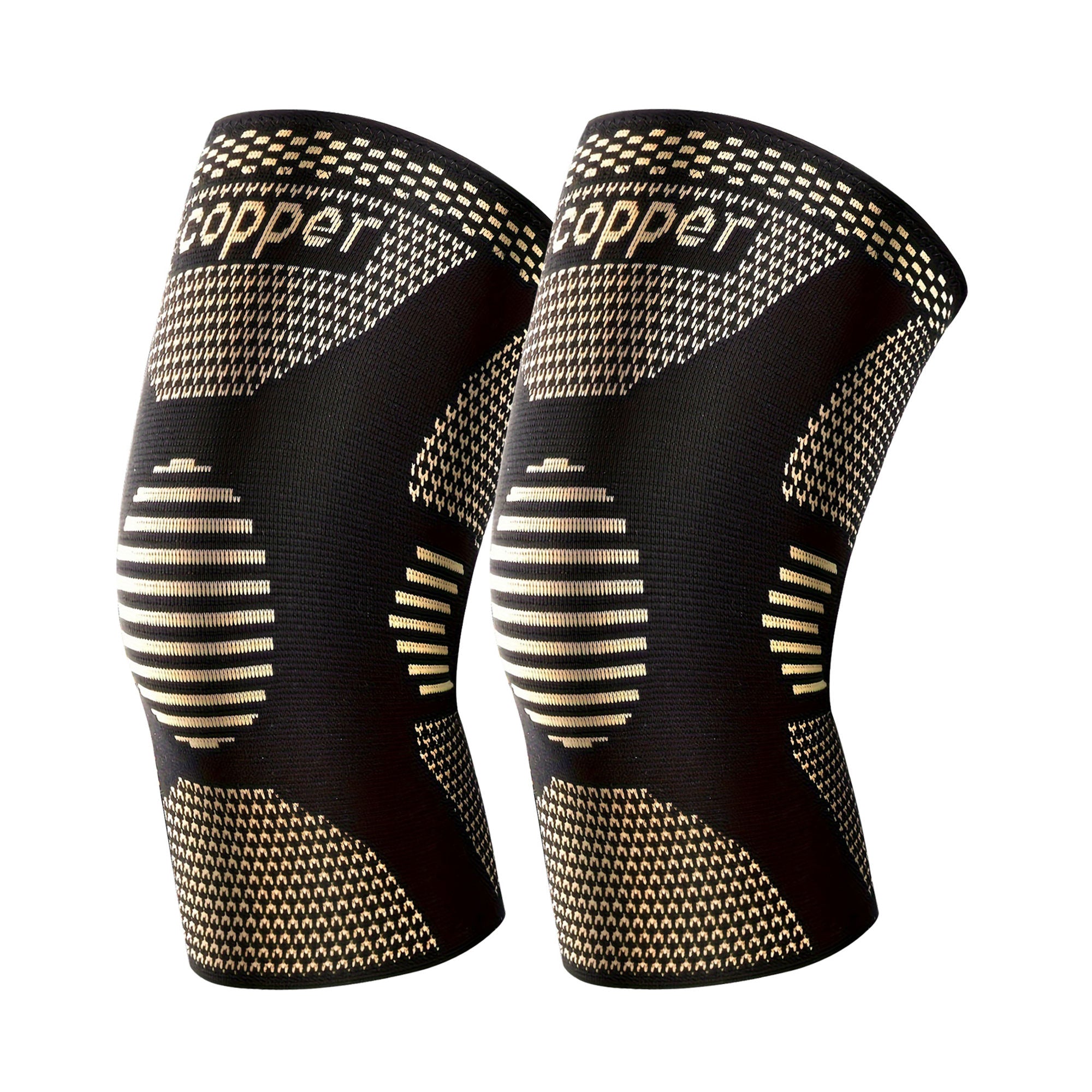 Copper Knee Compression Sleeve – Single Support for Sports & Fitness