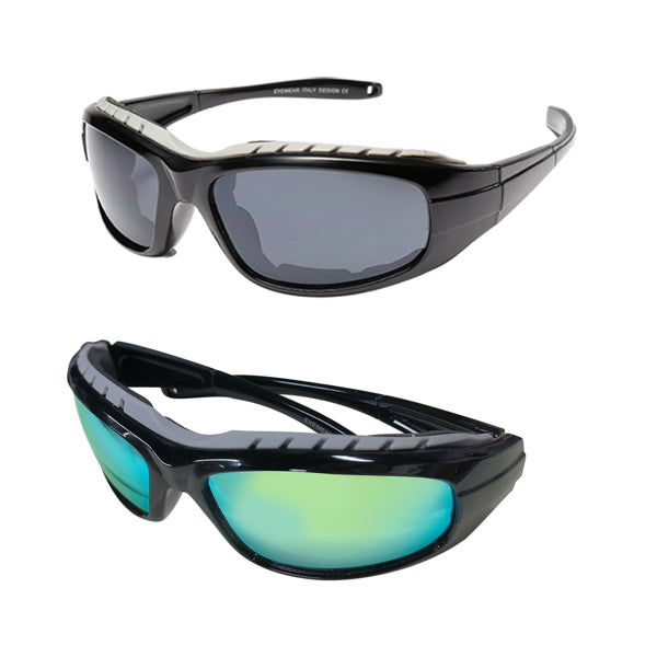 ZipGo Atlas™ Aero-Guard Sports Sunglasses – 2 Pair Wind Resistant Outdoor Eyewear Set